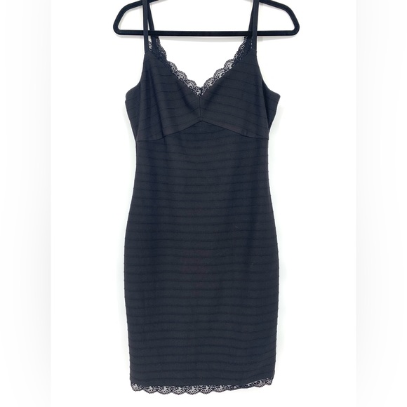 Guess Dresses & Skirts - Guess Black Lace Detail Tank Bodycon Dress